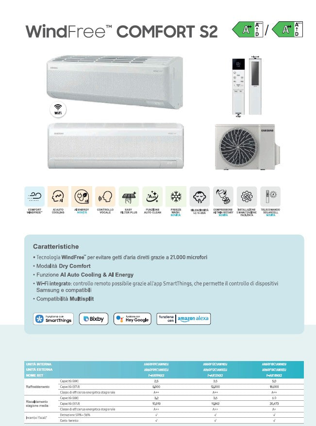 Samsung WindFree COMFORT TRIAL 9+9+12 - Plus