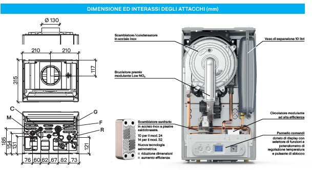Caldaia Unical X C24