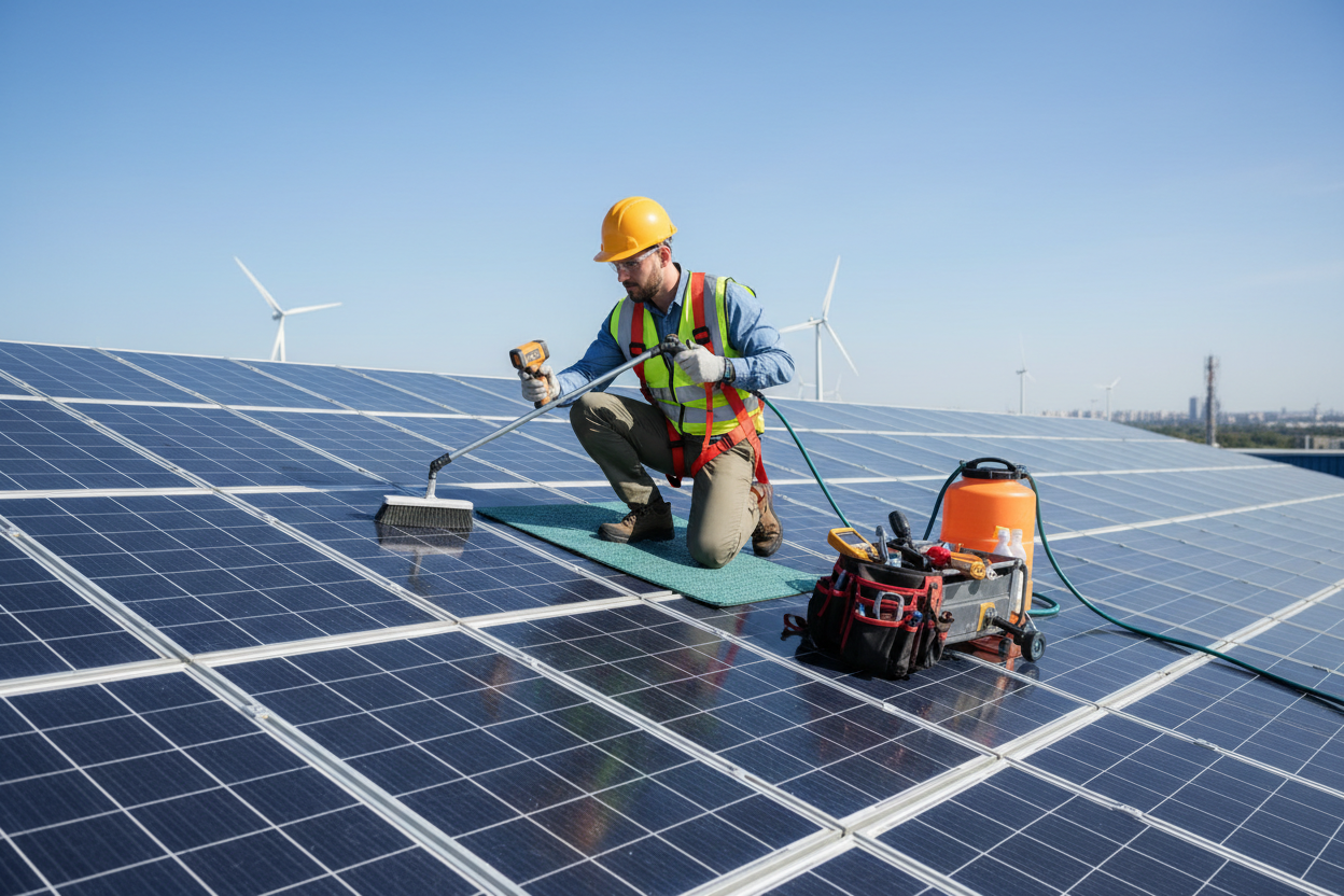 manutenzione generale impianto fotovoltaico 